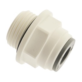 IQS Straight Inch Plug-In Fitting R 3/8 Inch - 1/4 Inch (6.35 mm), IQS - LE EPDM Gasket