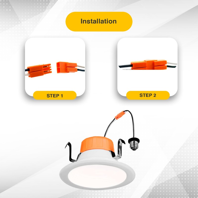DEMASLED 10 Pack Pigtail Light Socket Extender for E26 E27