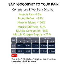 Zingso Compression Stockings Women and Men 20-25 mmHg, Mixed Color(6)-5-S/M