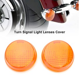 MAD HORNETS Turn Signal Lens Cover Turn Signal Light Lenses Cover For Honda Shadow Spirit VT750 Vulcan VN Amber