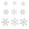 Linkbro Linkbro 182 Window Decoration, Snowflakes, Snowflakes, Window Decorations, Removable Window Decoration, Static Cling PVC Stickers for Christmas Window Decoration, Doors, Vit