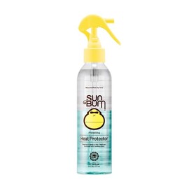Sun Bum Heat Protector Spray - Leave In Hair Treatment Protects from Heat Styling and Frizz-Causing Humidity - Reduces Blow Dry Time - Vegan and Cruel