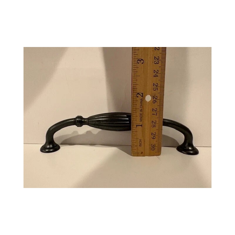 Unbranded Oil Rubbed Pewter Antique Kitchen cabinet door handles /