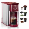 3-in-1 Capsule Coffee Machine - Single Serve Brewer for Coffee