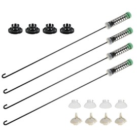 W11130362 Washer Suspension Rod Kit for Whirlpool for Kenmore and for Amana Washing Machines Replace 11022352510 WTW5000DW2 MVWC565FW0 WTW5000DW0