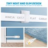 XINCA Cat 7 - Cable Ethernet plano con pinzas para