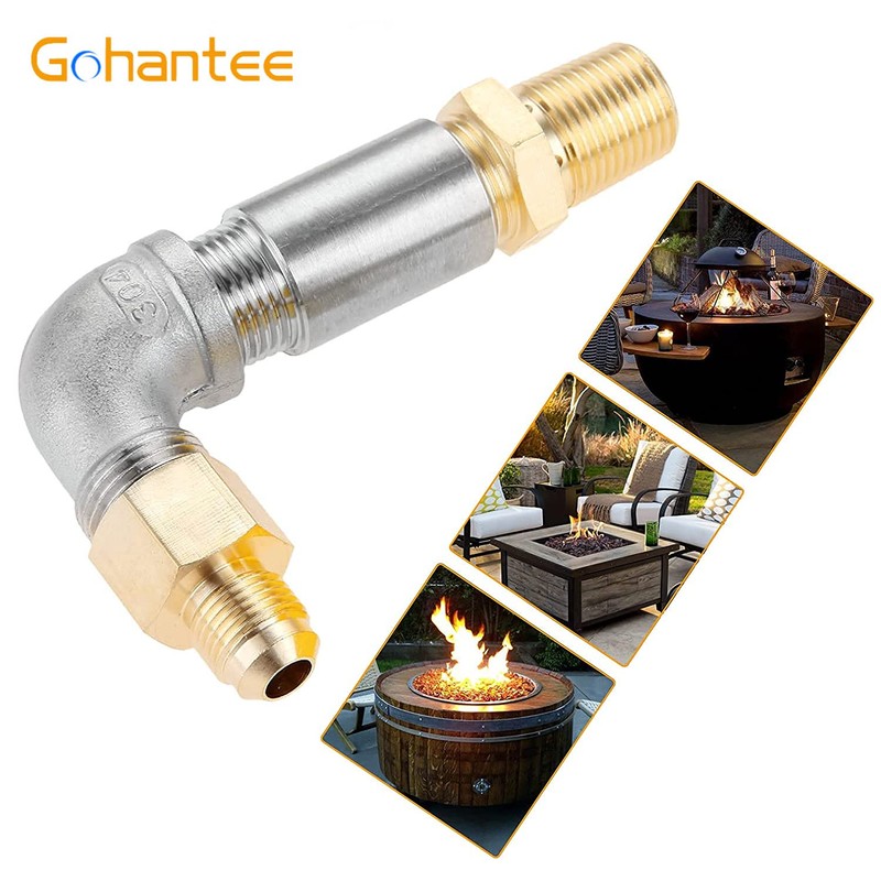 gohantee 1/2" Propane Air Mixer Fire Pit Air Mixer Fits