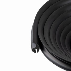 Seal Rubber Universal Windshield Rubber Molding (5 Feet, Black, EPDM)