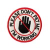 Tactical Service Dog Patch 3" Please Don't Pet Me I'm