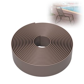 2 Inch Wide, 50ft Long Vinyl Strap - Replacement Straps for Patio Chairs - Vinyl Strapping for Patio Furniture Repair - Durable Seat Repair Kit for Lawn Chairs, Outdoor Furniture (Grey)