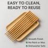 Hivelane Anti-Skid Bamboo Chopsticks, 10 Pairs – 25cm Reusable Natural