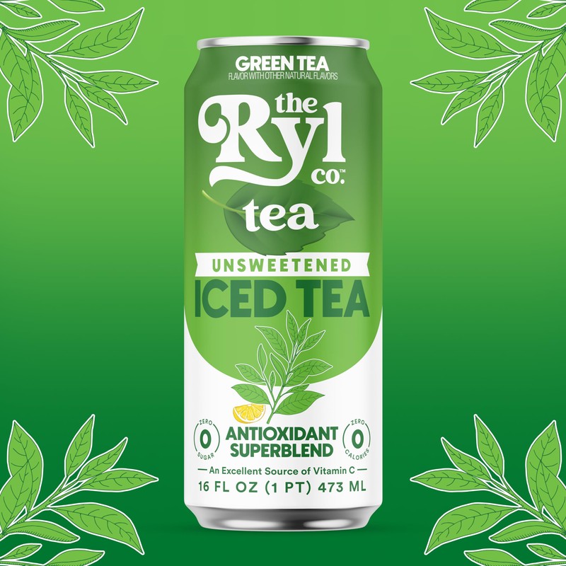 Ryl Unsweetened Green Iced Tea – Antioxidant Superblend, No Artificial