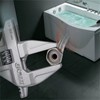 Mini Adjustable Bathroom Wrench for Home Repairs – Compact Silver