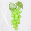 Fake grape model decoration, real fruit decor prop, green grapes for cafe table decoration / 가짜 포도 모형 장식 리얼 과일 데코 소품 카페 테이블 연출용청포도