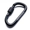 TITECOUGO 4 PCS Aluminum Alloy D-Ring High Strength Carabiner Key