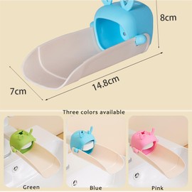 Faucet Extender for Kitchen Bathub Sink Universal Sink Handler Extender Fun and Safe Hand-Washing with Sink Faucet Extender for Toddlers and Babies(Blue)