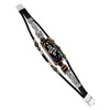 for Xiaomi Mi Band 7 Leather Strap Metal Snap Retro