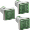 LED Voltage Display Panel Mount Volt Amp Meter, AD101-22VAMS 22mm