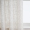 VOILYBIRD Natural Linen Semi Sheer Curtains Tab Top (Natural, 52"