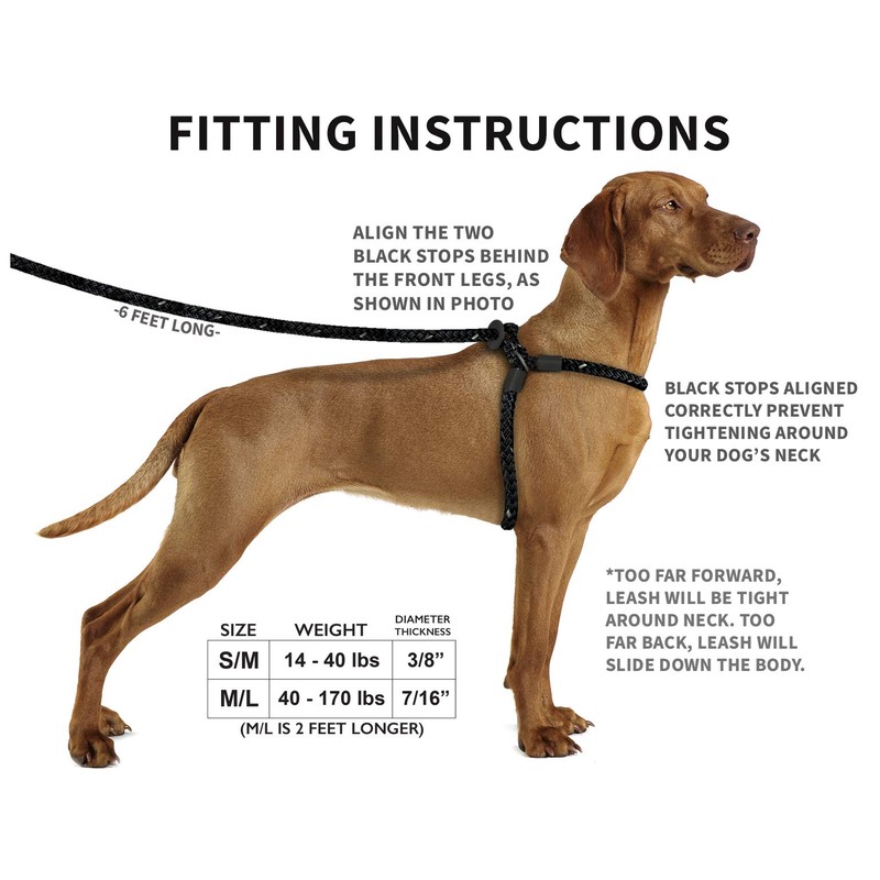 Harness Lead, Escape Resistant Leash, Reduces Pull, Dog Harness, Small/Medium