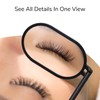 Miuffue Lash Mirror for Eyelash Extensions, 2inch Foldable Eyelash Mirror