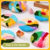 Pllieay 6PCS Punch Needle Coasters Kit, Punch Needle Kit for