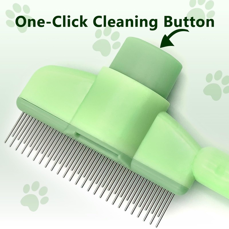 EYBDYB Self-Cleaning Cat & Dog Comb – 2-in-1 Pet Hair