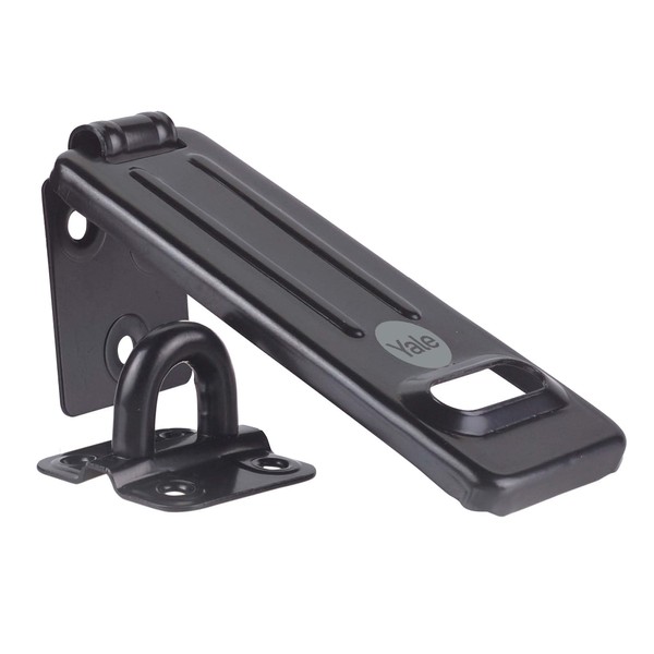 Yale - Y135B/120/BK- 120 mm Stahl Hasp - sichere Tore