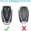 RS Silicone Rubber Key Protector with Key Chain Compatible with