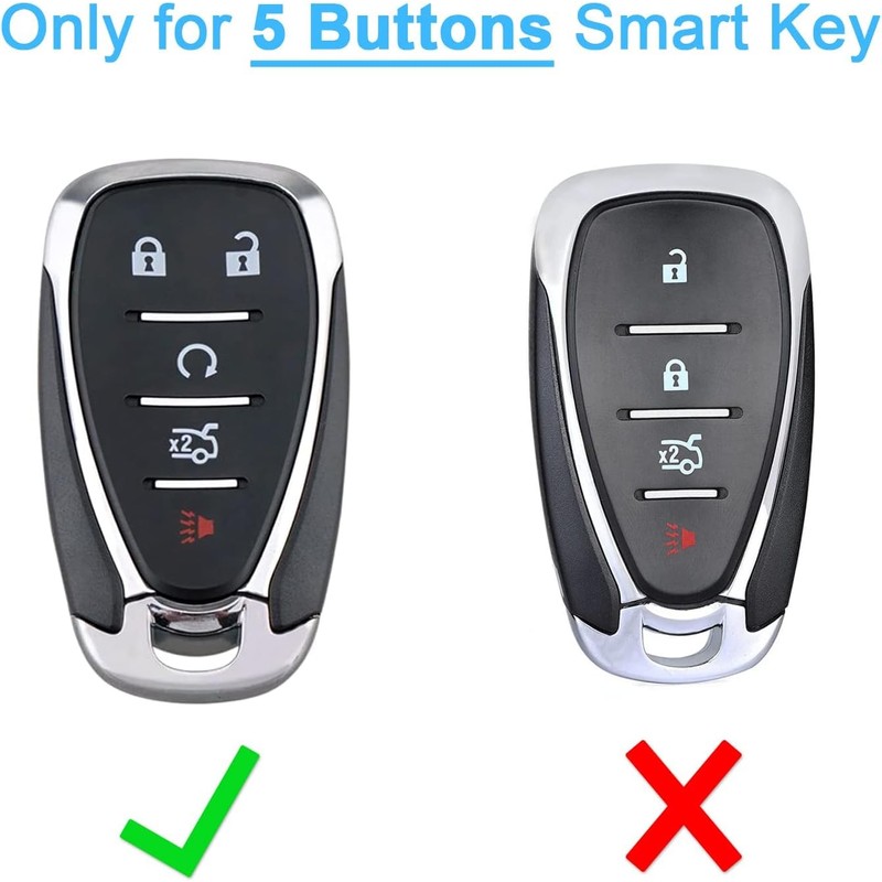 RS Silicone Rubber Key Protector with Key Chain Compatible with