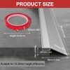 Aluminium floor transition strip, 100 x 900 mm Transition profile