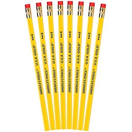 The Write Dudes U.S.A. Gold Pencils