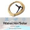 WMWUJ GLX-PC-12-KIT Pool Temperature Sensor Thermistor with 15 Feet Cable