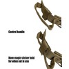 Tactical Dog Collar with Bungee Dog Leash Adjustable Dog Collar