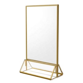 NUOBESTY Acrylic Stand Place Card Holder Vertical Sign Holder Photo Holder Photo Frame Desktop POP Promotion