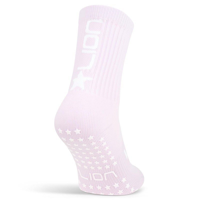 Women's Crew Non-Slip Grip Socks for Gym, Yoga, and Sports