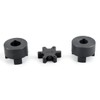 5/8" to 3/4" L075 Flexible 3-Piece L-Jaw Coupling Coupler Set