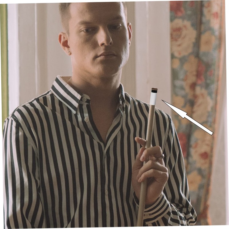 Outanaya 10pcs Screw Billiard Cue Tips Replacement Durable Plastic Tips