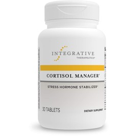 Integrative Therapeutics Integrative Therapeutics - Cortisol Manager - Supplement with Ashwagandha and L-Theanine - Supports Relaxation & Calm* - 30 Tablets