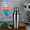 JWJIUEJIU 21oz Cocktail Shaker - Insulated Double Wall, Martini Shaker,