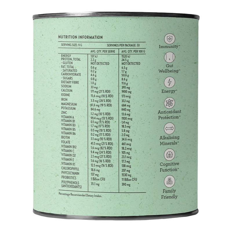 Nutra Organics Super Greens + Reds, 300 g