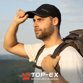 TOPEX XL/XXL Waterproof Baseball Cap Men Running Cap Women Summer Cap Sun Hat Baseball Cap Sports Golf Tennis Cap Running Cap UV Protection, tx94580_marine