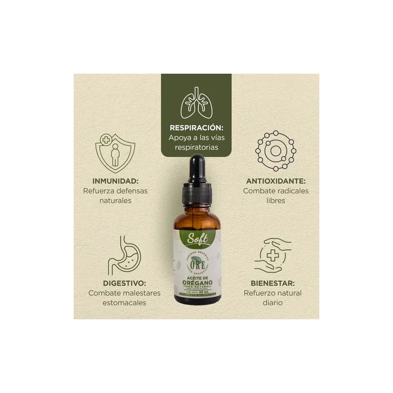 Ore, Aceite De Orégano Soft 30ml