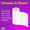 Viva Signature Cloth Paper Towels, Choose-A-Sheet Size, 3 Double Rolls,