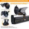 Xprite 31.5 Inch Blue LED Traffic Advisor Strobe Light Bar,