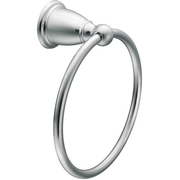 Moen YB2286CH Brantford Round Closed Towel Ring in Polished Chrome