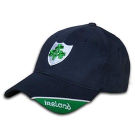 Ireland Edge Peak Rugby Shamrock Baseball Cap Navy