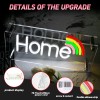 uponray Desk Display Home Rainbow Led Sign Lights USB Power