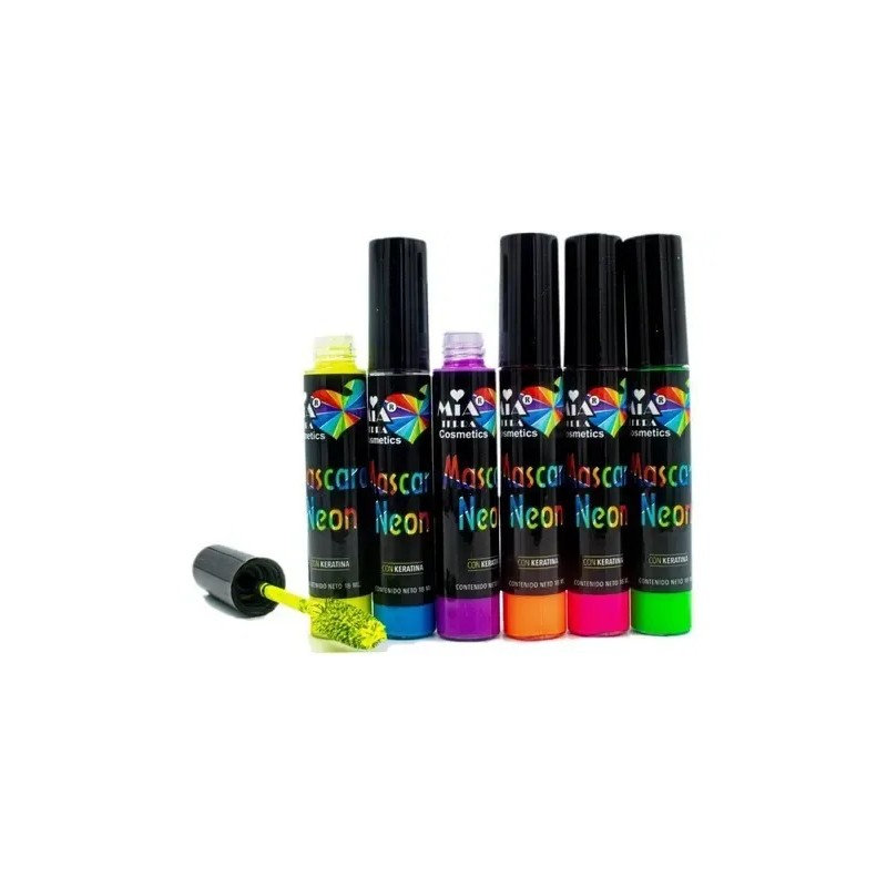 Máscara de pestañas Mia Terra Cosmetics Mascara de Pestañas Neón