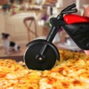 Tiardey Motorcycle Pizza Stainless Steel Pizza Two Wheel with Non-Stick